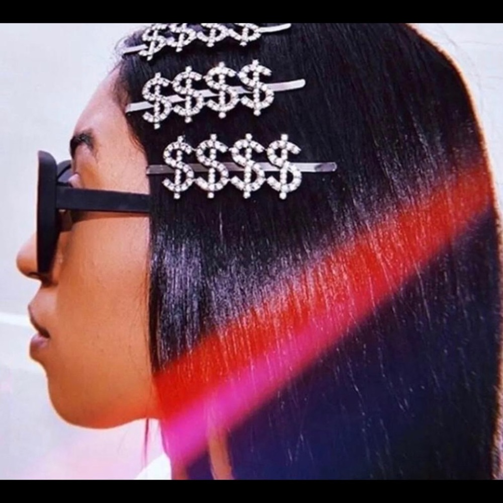 Money (dollar sign) hair pin